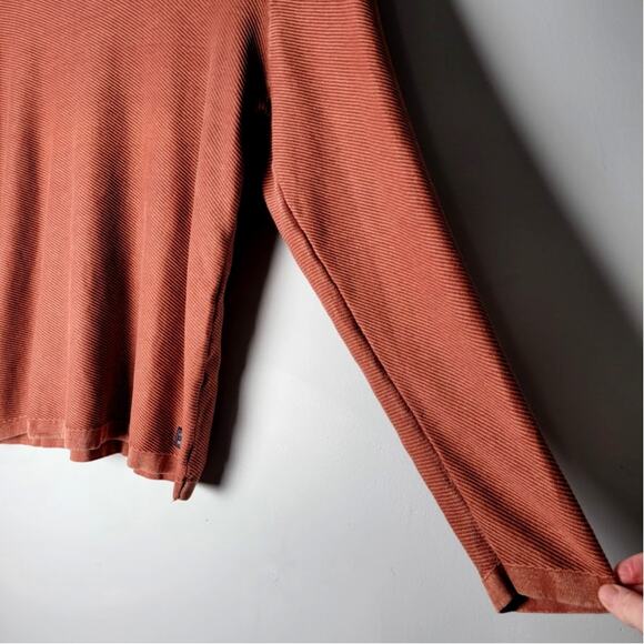 Weatherproof Vintage Terracotta Cotton Shirt XL Long Sleeve Rustic Casual Work - Picture 5 of 9